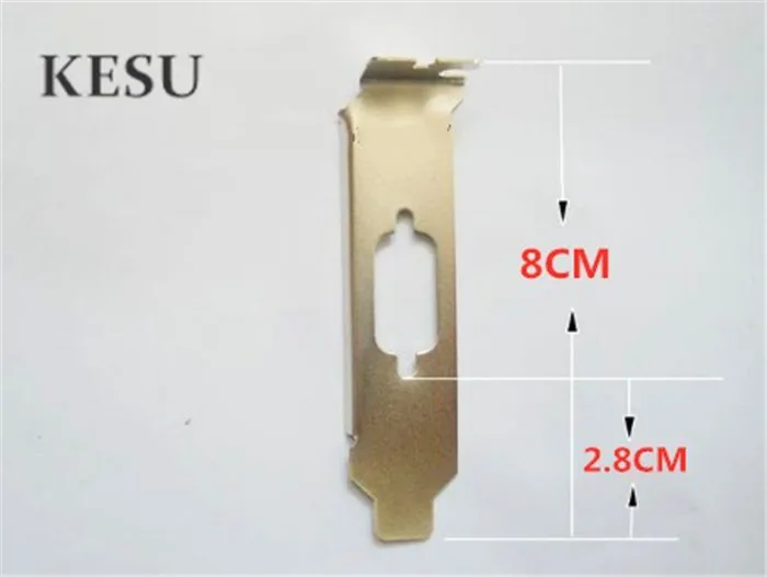 Half High 8CM 2U Proflie Bracket baffle PCI COM connector bracket for DELL HP computer