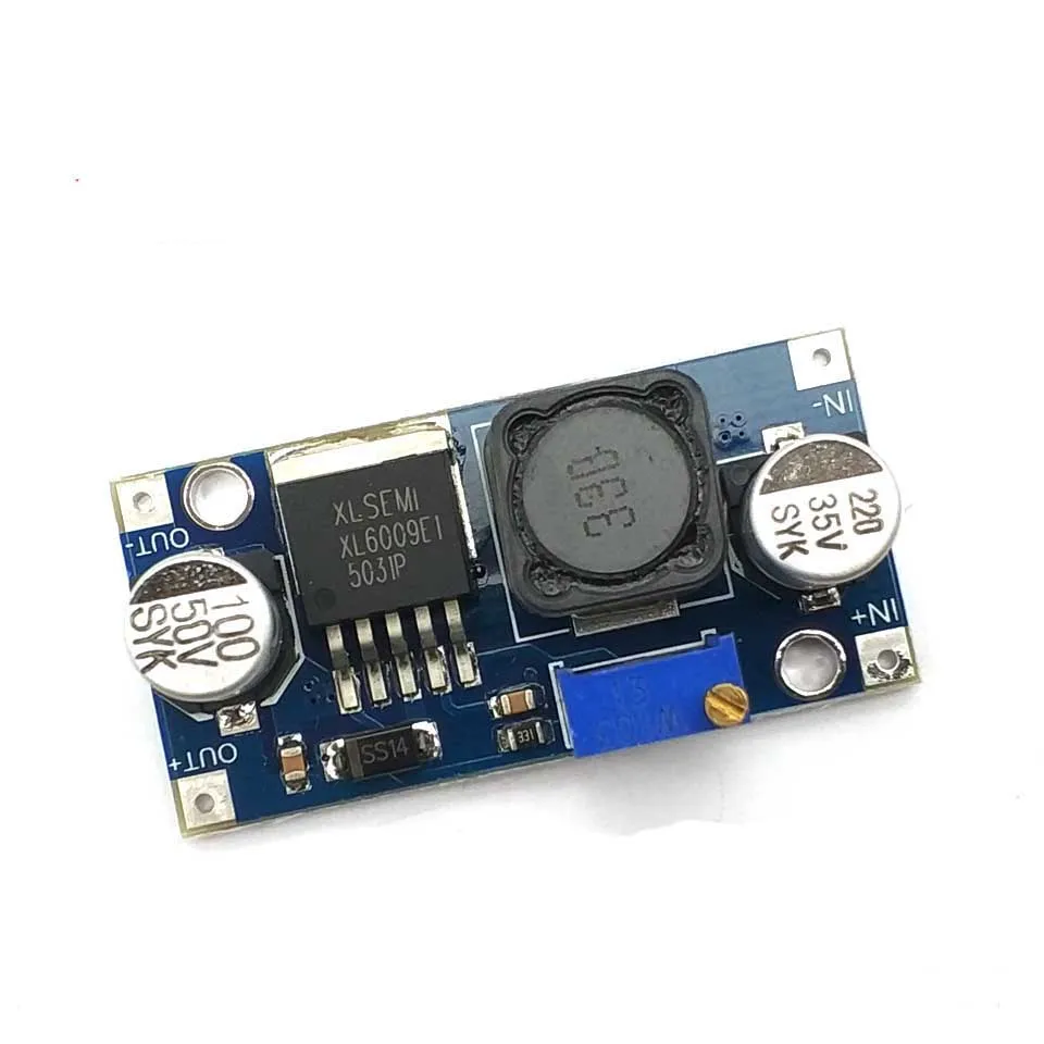XL6009 DC-DC Booster โมดูลโมดูลเอาต์พุตปรับได้ Super LM2577 Step - up โมดูล
