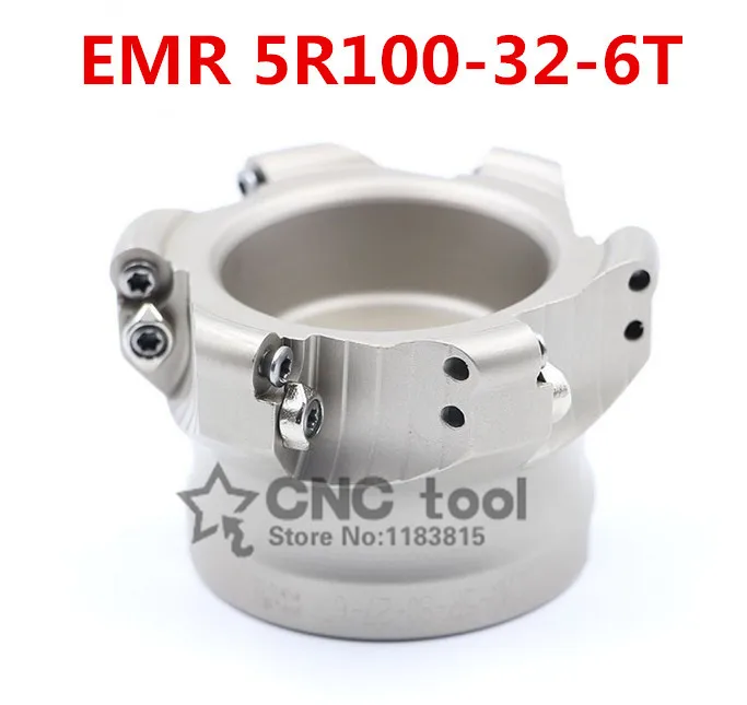 EMR 5R 100-32-6T face mill milling cutter cnc milling tools for round inserts type R5 RPMW1003