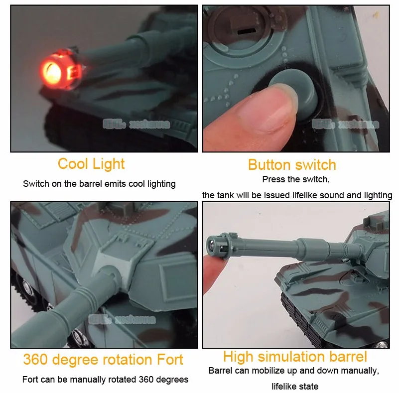 1:22 دبابة مع جهاز للتحكم عن بُعد جهاز تحكم عن بعد صغير دبابة مع جهاز للتحكم عن بُعد مع برج دوار وصوت معركة دبابات الحرب العسكرية التفاعلية لعبة التحكم عن بعد