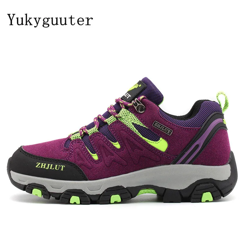 Kobiety buty górskie Outdoor Walking Jogging buty trekkingowe wspinaczka górska podróże buty sportowe damskie trampki Athletic