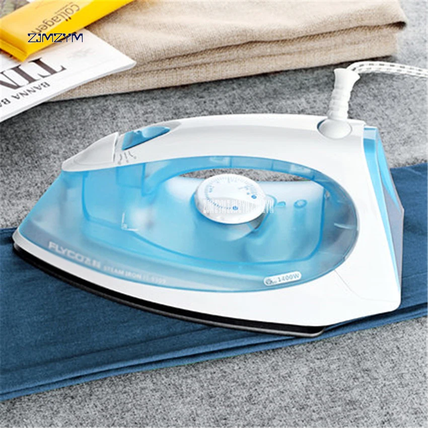 FI9309 1400W Electric Steam Iron Household Irons 220 V Portable Wire Non-stick Baseplate With Adjusted Temperature 90-220