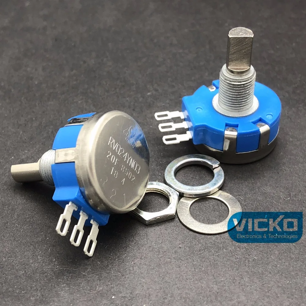 [VK] TOCOS long life potentiometer RVQ24YN0320FB502 RVQ24YN03 20F B502 2 million times 20F 5K  B5K power 0.5W shaft 20mm switch