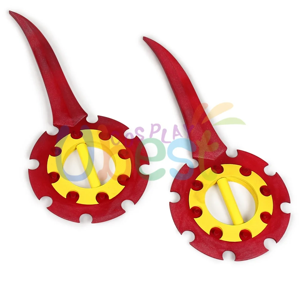 FINAL FANTASY Rikku Flywheel dagas réplica Cosplay Prop 2 piezas