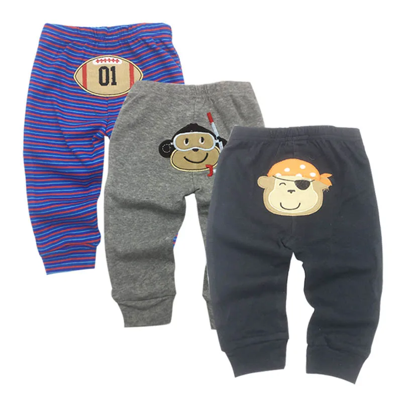 3 Packs Unisex Baby Pants Spring Summer Kids Harem PP Trousers Cotton Knitted Boy Girl Toddler Leggings Newborn Infant Clothing