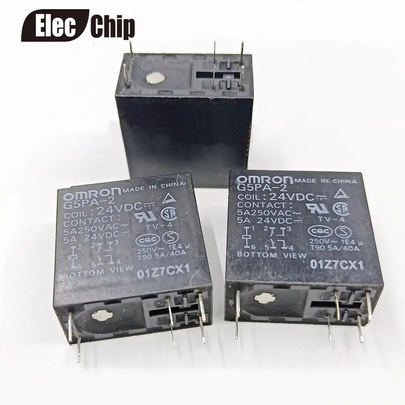 5pcs/lot relay  G5PA-2-24VDC G5PA-2-24V G5PA-2  24VDC 5A  DIP-6