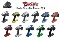 T-WORK'S Futaba 7PX Radio Skin Sticker Mirror Chrome Radio 3D Colors Graphite Sticker for futaba 7PX/7PXR Gift screen protector