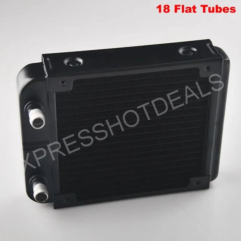 

New Computer Radiator Water Cooling Cooler for CPU LED Heatsink Aluminum 120mm 18 Tubes