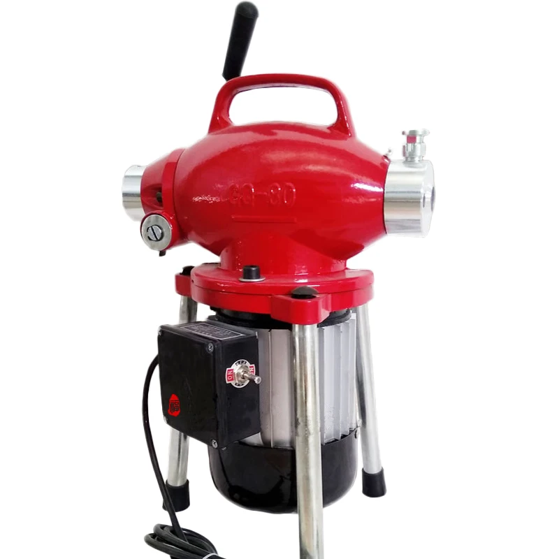 Strumenti per fognature di dragaggio di tubi elettrici 220V per tubi di sintasamento macchina professionale per la pulizia dello scarico del blocco