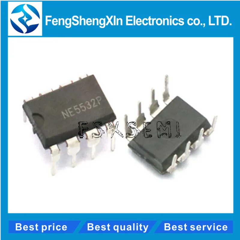 100pcs/lot NE5532P DIP8 NE5532 DIP 5532P DIP-8 operational amplifier IC