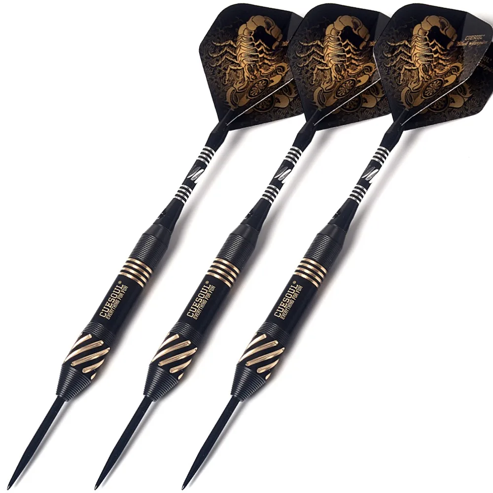 CUESOUL Black Scorpion 24 gram Steel Tip Darts Set - AliExpress 18