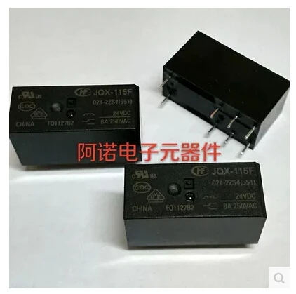 HOT NEW JQX-115F-024-2ZS4 24VDC JQX-115F 024-2ZS4 24VDC 024-2ZS4-24VDC 24V RELAY DIP8