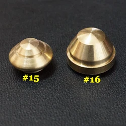 5set/lot leather craft suitcase bag bottom feet rivet standing screws button solid brass material for bag