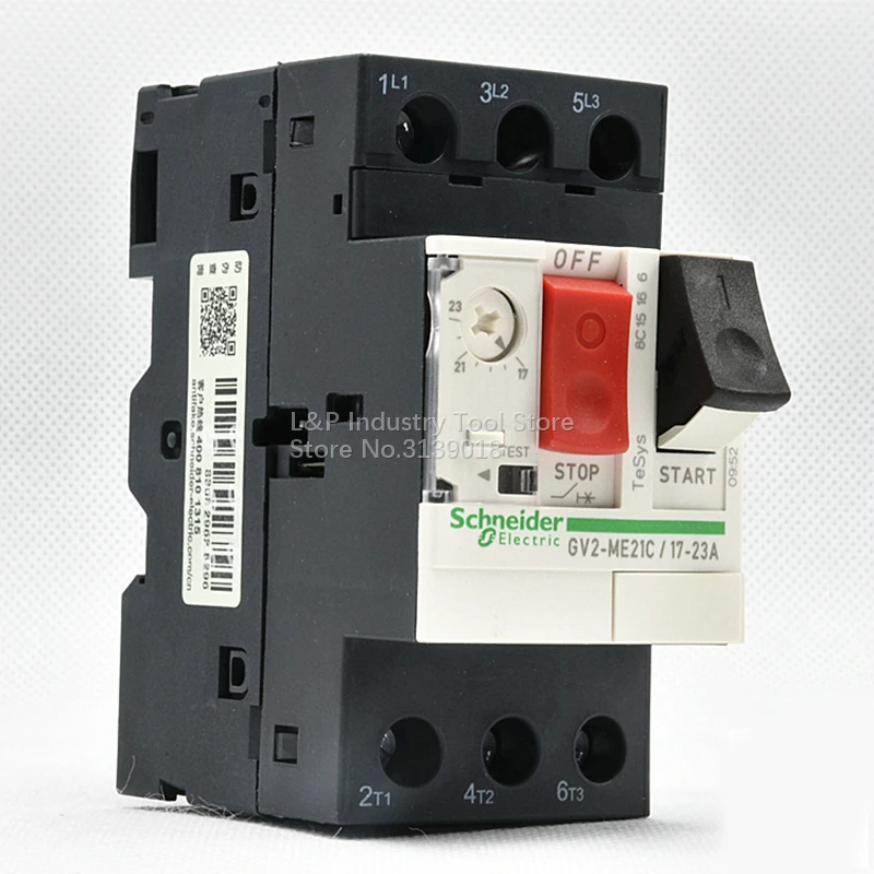 جديد الأصلي شنايدر إلكتريك GV2-ME21C حماية المحرك قطاع دارة GV2ME21C 17-23A زر الضغط 3P نوع المغناطيسي الحراري