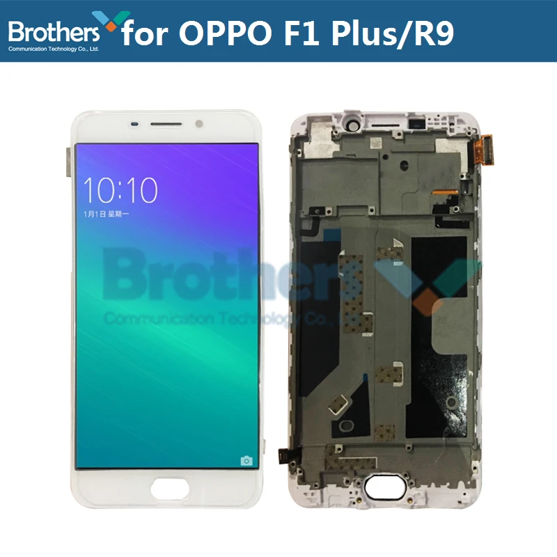 for OPPO F1 Plus  R9 LCD Screen LCD Display with / no Frame for OPPO R9 Touch Screen Digitizer LCD Assembly TFT Screen Test Work