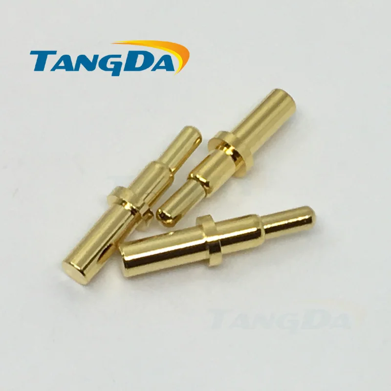 Tangda pogopin 4*15.9mm Connectors Subsidence Spring thimble probe conductive pin 4 15.9 Gold-plated 1u