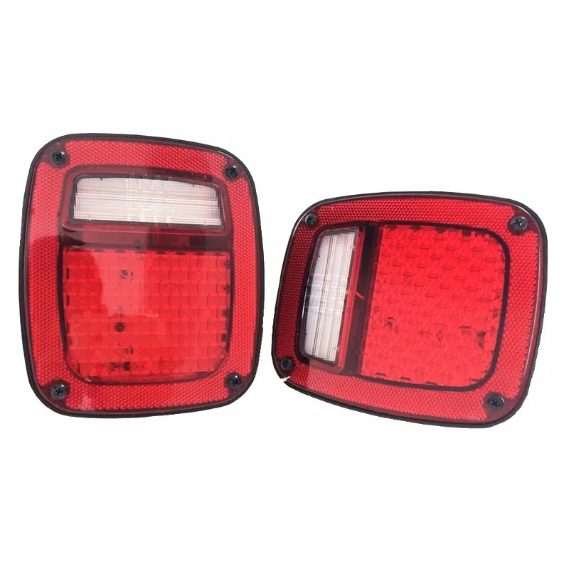 For  Jeep Wrangler  76-06  CJ7 CJ8 YJ TJ LJ LED Tail Light Set