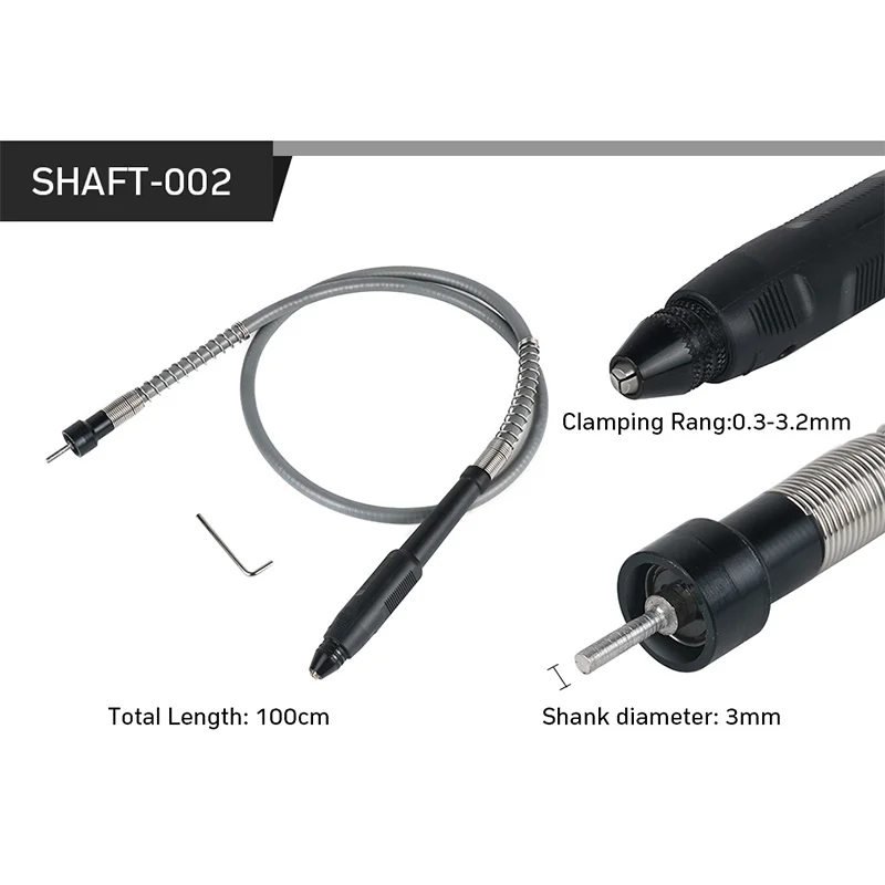 1PC Flexible Shaft For Dremel Rotary Tool Dremel Flexible Shaft Handle Soft Grinders Drill Chuck For Rotary Grinder Tool
