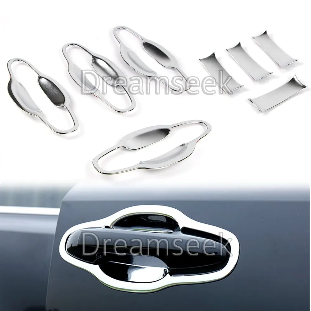 

Car Exterior Door Handle Bowl Cover for Toyota Highlander Kluger XU50 2014 2015 Chrome Molding Trim