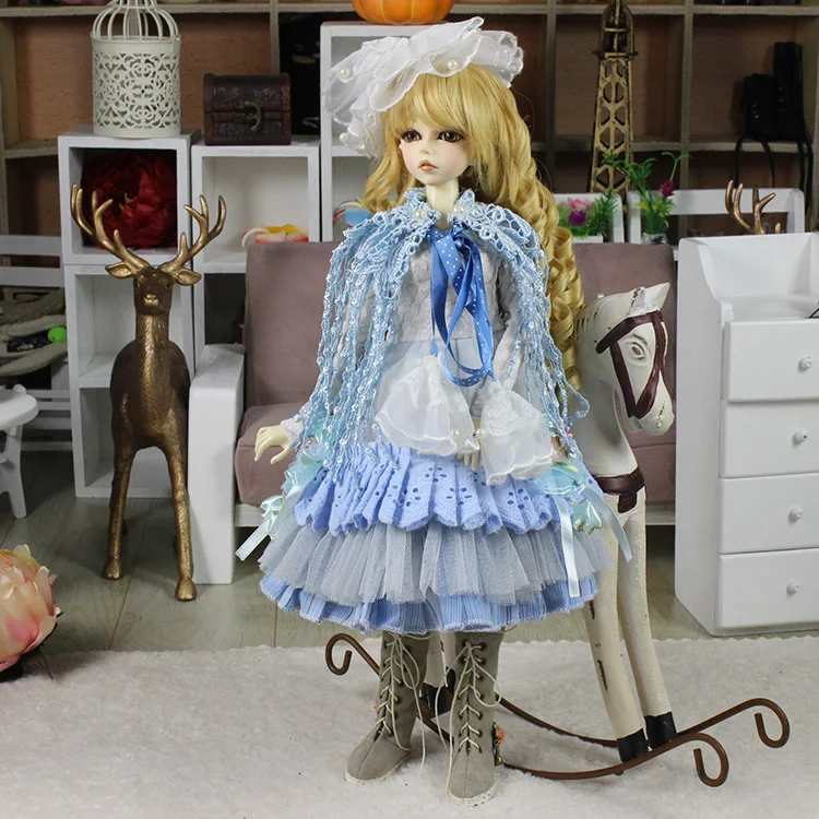 1/4 1/3 scale BJD clothing accessories top+dress+socks suit for BJD/SD doll,Not included doll,shoes,wig and accessories 18D1601