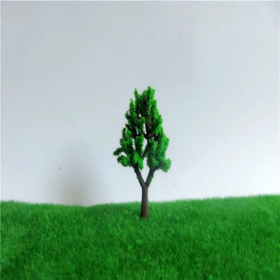 200 Pcs/lot Model Green Tree For Train Set And Plastic Toys For Kids