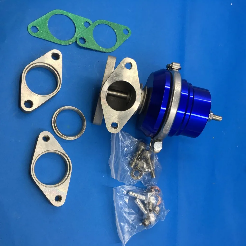 High Performance blue Color Adjustable Universal 38mm External Wastegate