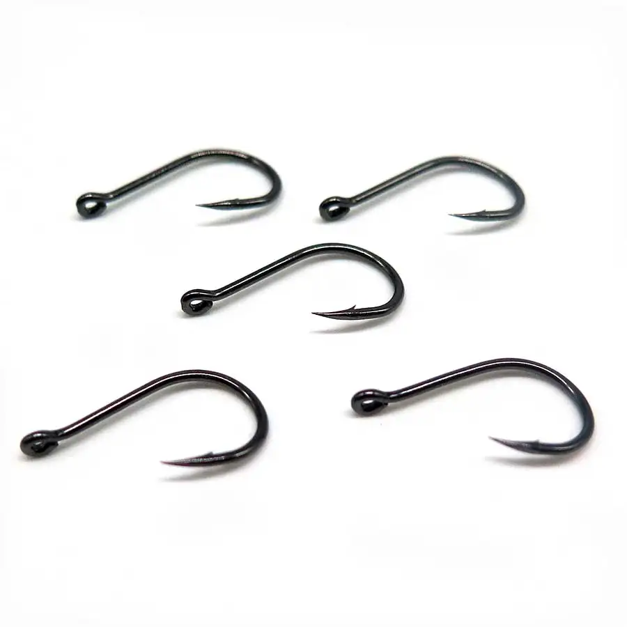 100 pcs/box fishhooks High carbon steel Fishing hook with size 1#-5#