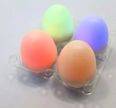 Wholesale - Free shipping NEW 7 Multi-Color LED Changing Mood Light Egg Lamp Toy   AWESOME Easter gifts!! 100pcs