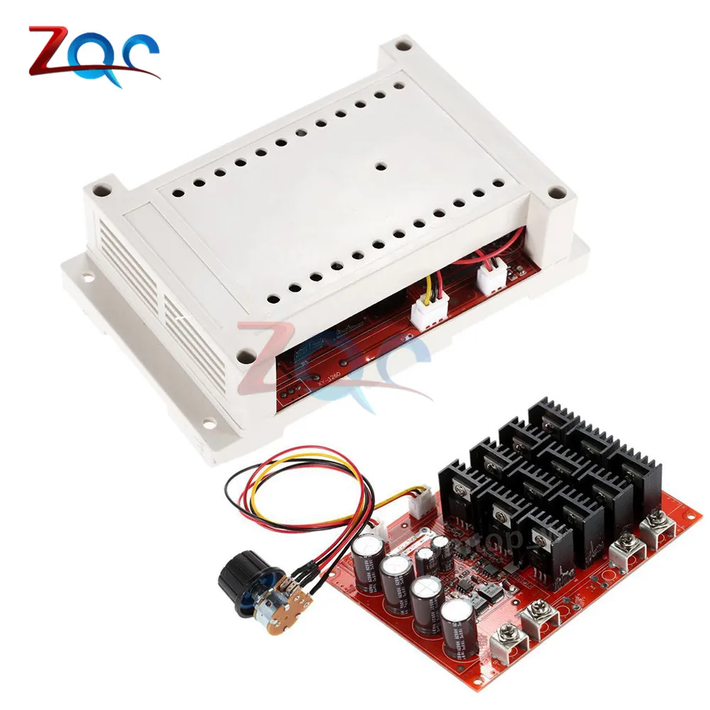 DC 10-50V 60A Motor Speed Control PWM HHO RC Controller 12V 24V 48V 3000W MAX