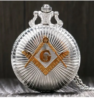 fashion Masons Freemasonry pocket watch woman man vintage antique Pendant G fob watches classic Silver and Golden GOG688