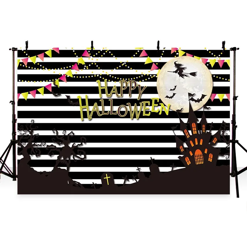 

7x5ft vinyl photography backgrounds Happy Halloween party photo backdrop Customized photography backdrops for photo studio