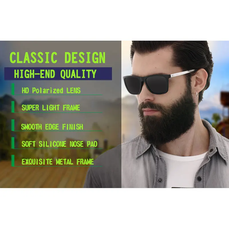 2020 HD Polarized Aluminium Magnesium Sunglasses UV400 Men Women Driving Fashion Vintage New Sun Glasses Oculos De Sol With Box