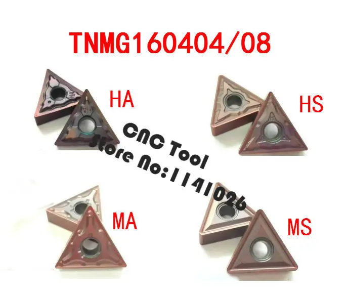 

10PCS TNMG160404 / TNMG160408 MS/MA/HA carbide CNC inserts,lathe tool,apply to stainless steel and steel processing,MTJNR/WTJNR