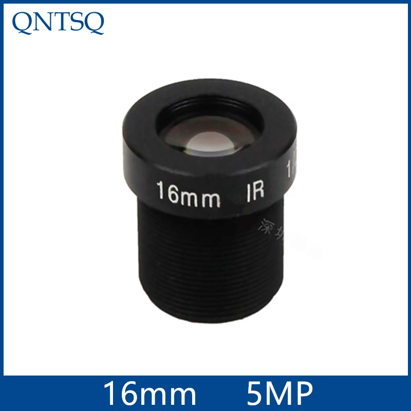 

5MP cctv camera lens16mm Fixed Iris lens, 1/2" M12x0.5 Mount Fixed F2.0 for Security Camera, MTV-16MM(5MP)