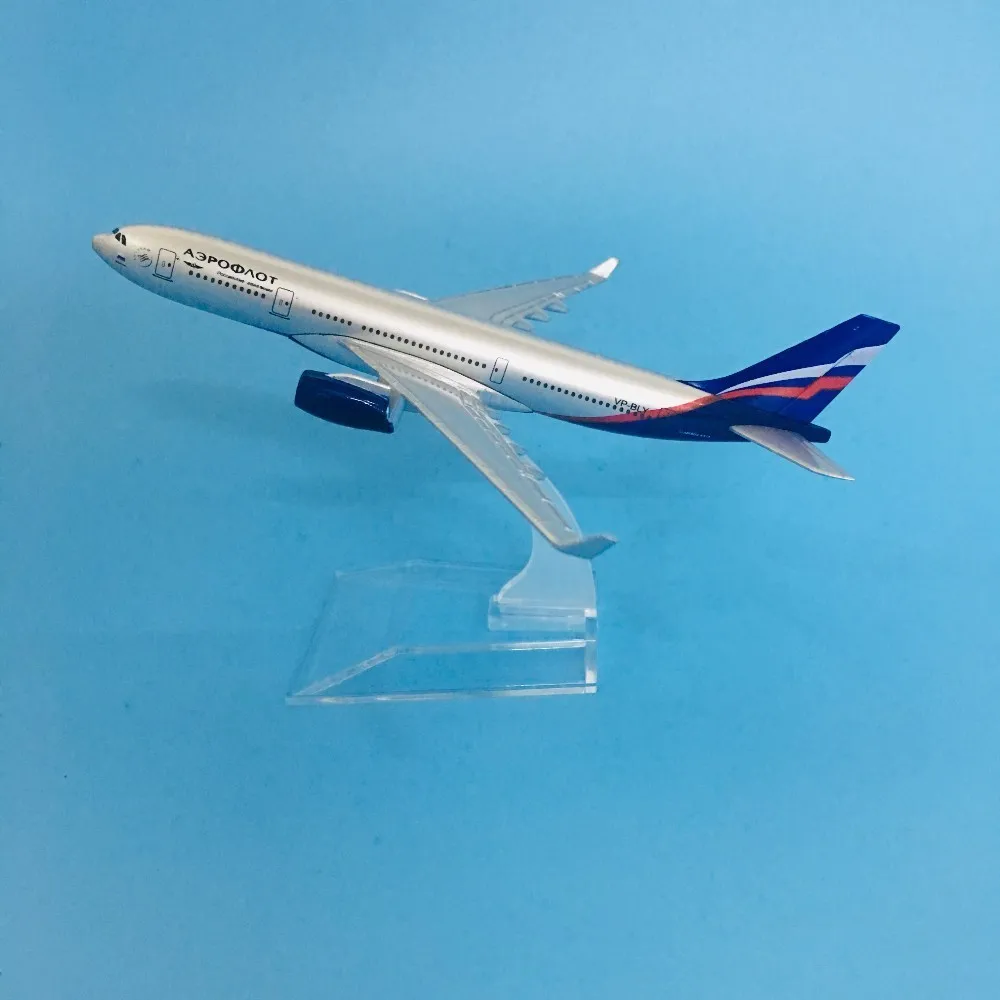 JASON TUTU 16cm Plane Airplane Model Aeroflot Airbus A380 Aircraft Model Diecast Metal Model Airplanes 1:400 Plane Toy Gift