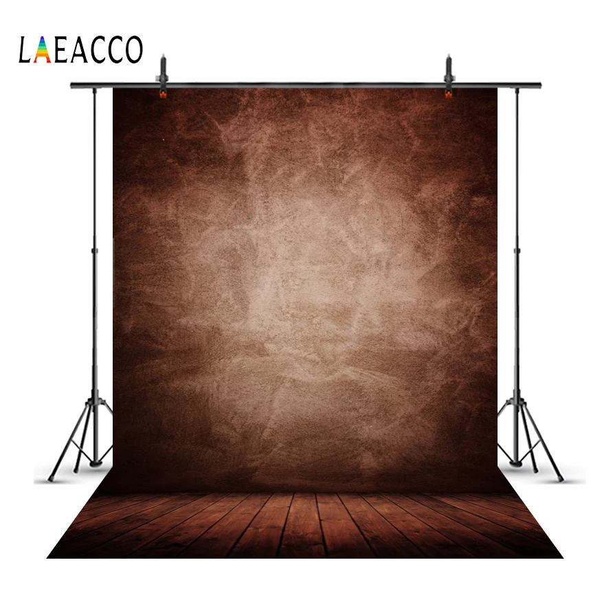 Laeacco Fantasy Gradient Solid Color Texture Baby Wooden Floor Party Portrait Photography Background Photo Backdrop Photocall