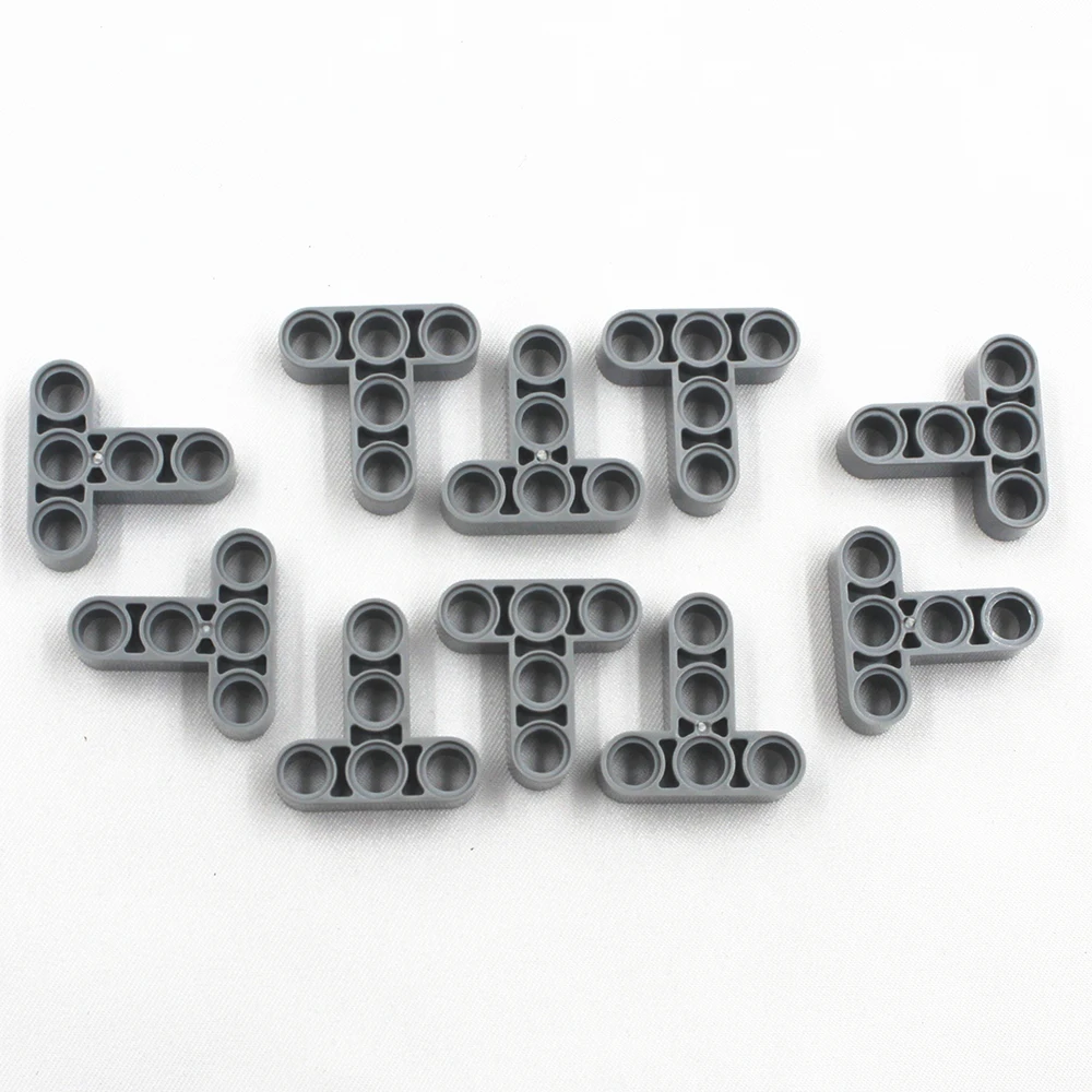 Free Creation of Toy Educational Buidling Blocks MOC Technical Beams Parts 10pcs T-Shape Thick 3x3 Compatible with Lego 60484