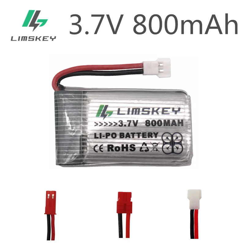 3.7V 800mah Lipo Battery For Syma X5C X5SC X5HC X5HW  X400 X800 1315 HJ819 RC Quadcopter Spare Parts 3.7V 800mAh Battery Drone