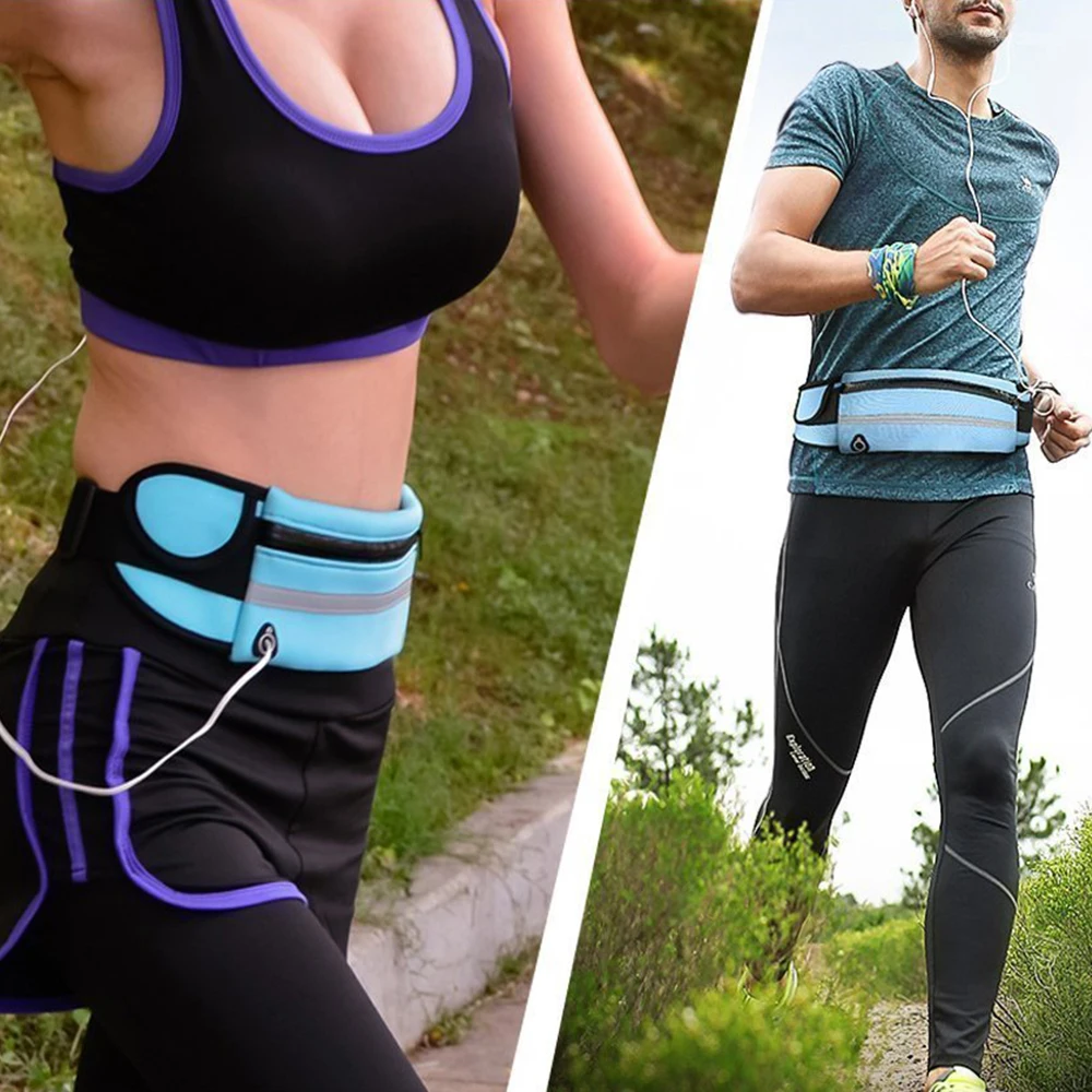 Sports Bag Running Waist Bag Belt Pocket Jogging Portable Waterproof Cycling Bum Waistbag Men Women Fashion Travel Sport Pouch
