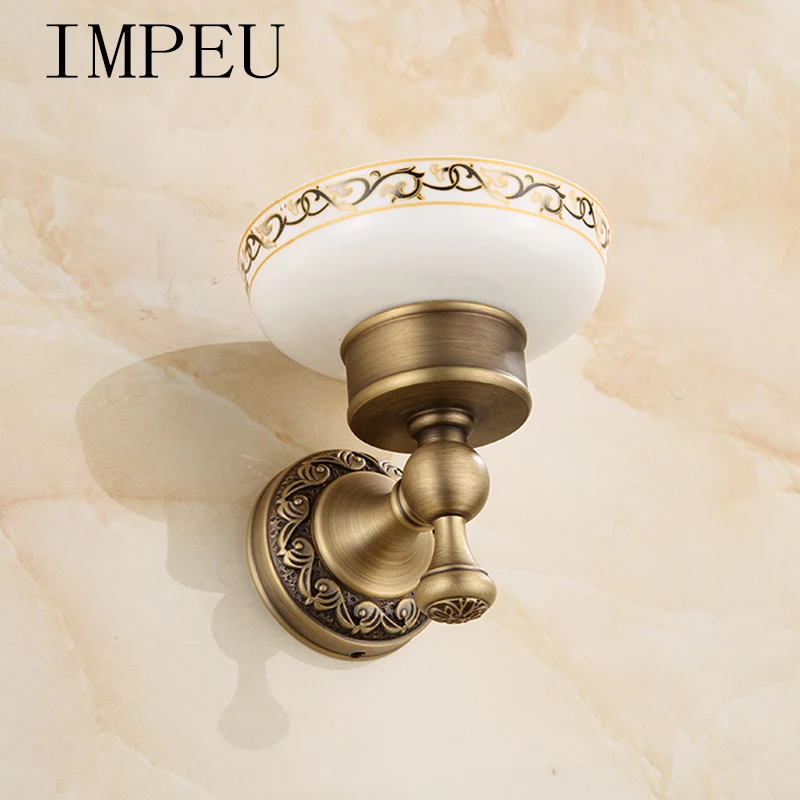 European Traditional Soap Dish, Antique Brass finish, Solid Brass Material