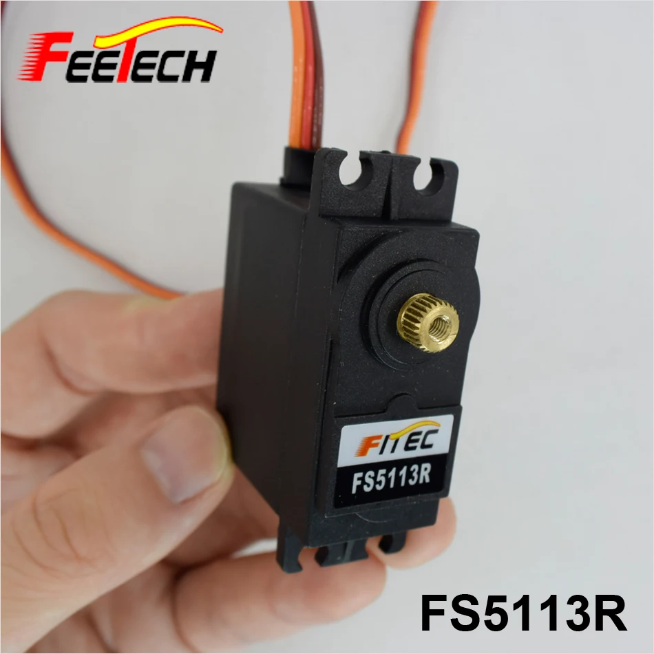 5pcs 13kg.cm 360 Degree Continuous Rotation Servo FS5113R FEETECH Servo for Robot