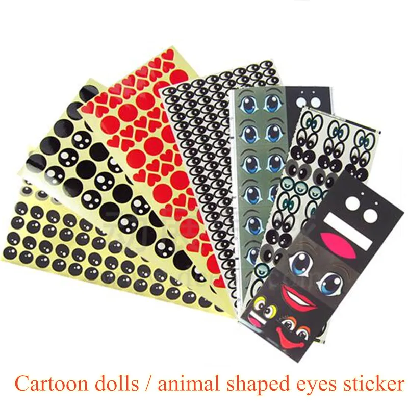 1 PCS Eyes Magic Balloon eyes stickers long balloon  Doll skin Balloons Eye  Decals modeling Wedding Balloons Decorations DIY