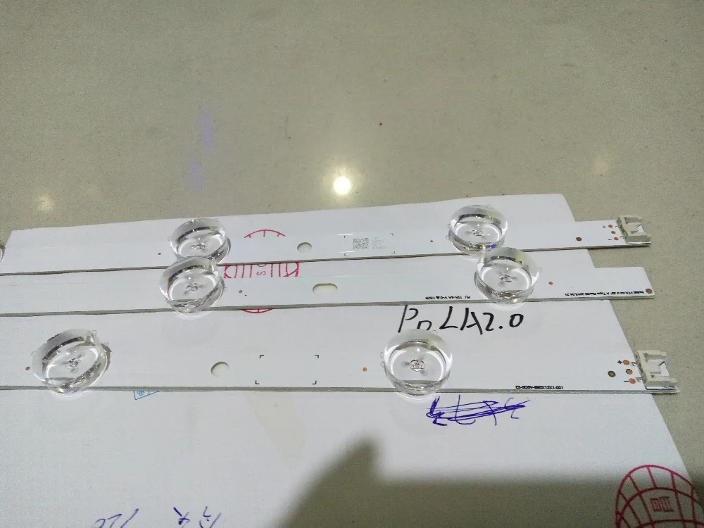 3pcs novos circuitos de tira LED originais 32LN5180 32LN5100 32LN540B 32LN550FD PARA lnnotek POLA2.0 32 A B TIPO GLB GLB