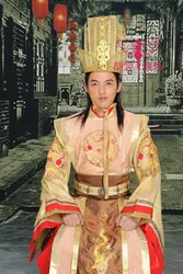 Ancient Chinese Photo House Use or Stage Performance Emperor's Hat