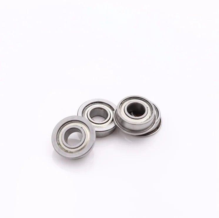 100pcs F682ZZ MF52ZZ 2x5x2.3mm flange Deep Groove Ball Bearing Miniature