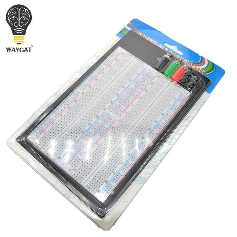 WAVGAT SYB-1660 płytka prototypowa bez lutowania Protoboard 4 Bus Test płytka drukowana Tie-point 1660 ZY-204
