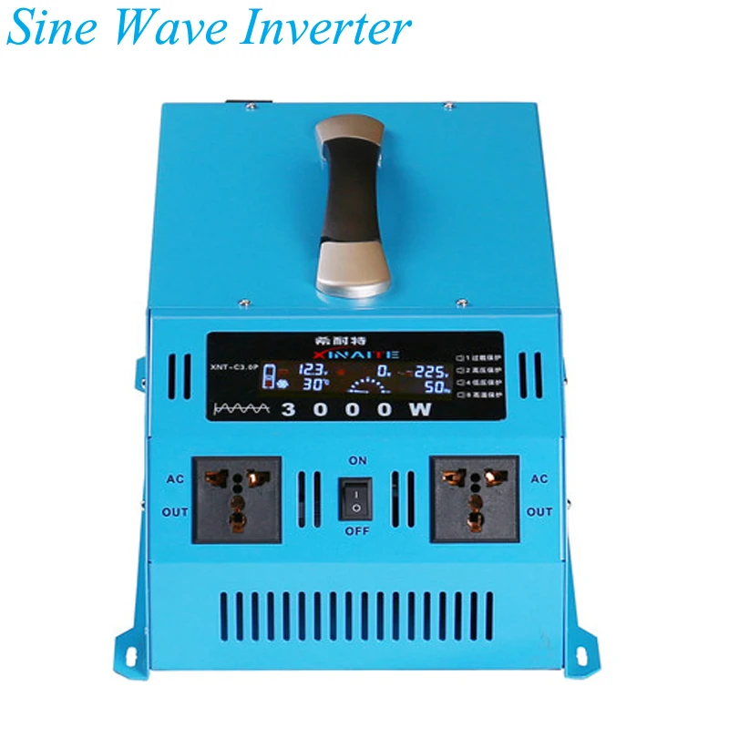 

Pure Sine Wave Inverter Household Portable Car Computer Power Converter Industrial Household Vehicle Power Converter XNT-3000X