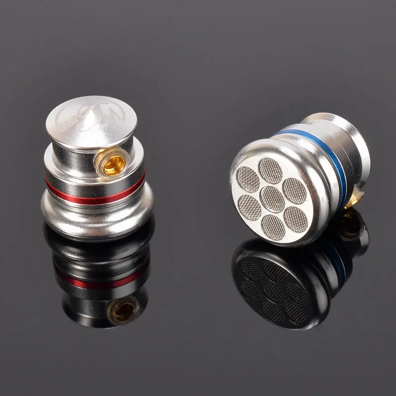 

TONEKING TY2 2DD Full Metal Housing Coaxial Double Dynamic Flat Head Earphone DIY HIFI Fever Metal Bass Earbud