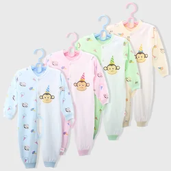 Hooyi Monkey Baby Rompers 100% Cotton Newborn Clothes Frog Bee Animal Baby Boy Jumpsuit Girl One-Piece Clothes Soft Pajamas Suit