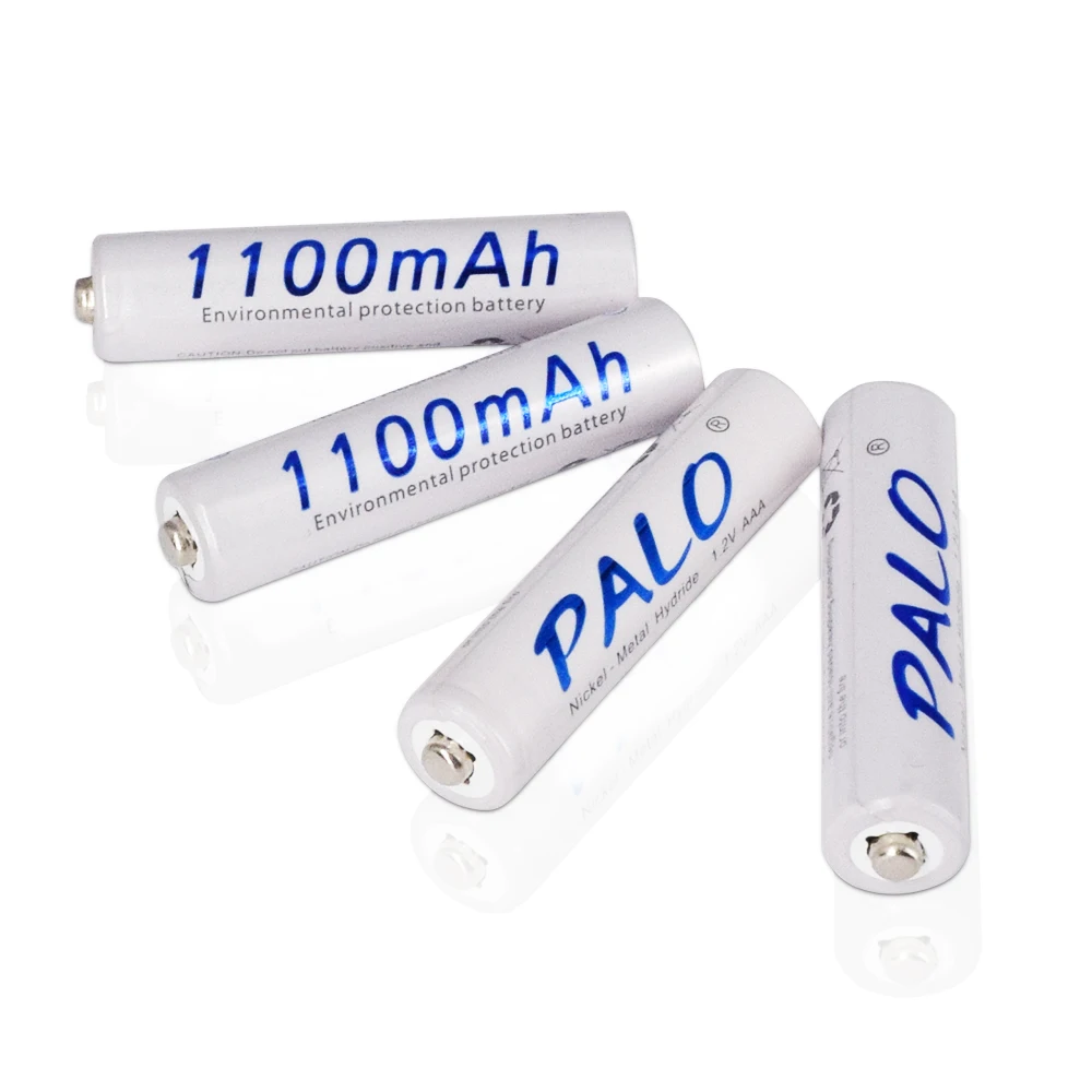 PALO AAA battery 1100mAh 1.2v AAA rechargeable battery 3A NIMH batteries for camera MP3 mp4 microphone placement battery